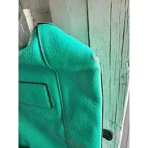 KATE SPADE NEW YORK Southport Avenue Alessa Satchel Green Crossbody Bag - Picture 12 of 13